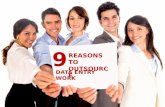 9 Reasons to Outsource Data Entry Work