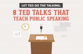 8 TED TALKS THAT TEACH PUBLIC SPEAKING