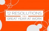 12 Resolutions for a Great Year at Work