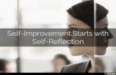Self-Improvement Starts with Self-Reflection