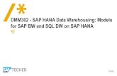 Dmm302 - Sap Hana Data Warehousing: Models for Sap Bw and SQL DW on SAP HANA