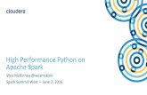 High-Performance Python On Spark