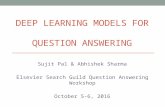 Deep Learning Models for Question Answering