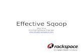 Effective Sqoop: Best Practices, Pitfalls and Lessons