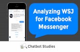 Chatbot Studies: WSJ for Facebook Messenger