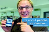 It's about people, not devices...