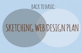 Back to basic sketching web design plan