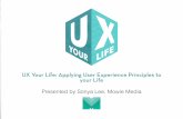 UX Your Life: Applying User Experience Principles to your Life