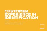 Customer Experience in digital identification