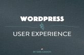 WordPress & User Experience - WordCamp London