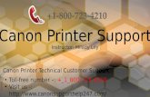 Canon printer technical support canada