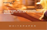 12 Things Manufacturers Look For in an AP Automation System