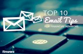 Top 10 Email Tips for Financial Advisors