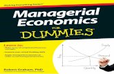 Managerial economics for dummies   graham, robert