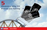 5 Reasons why Oil Prices are falling