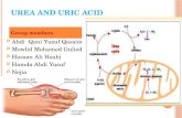 Urea and Uric acid