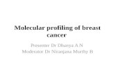 Molecular profiling of breast cancer