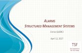 Alarms structured management systems