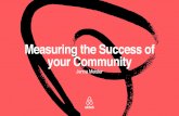 Measuring the Success of Your Community
