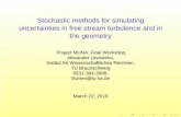 Stochastic methods for uncertainty quantification in numerical aerodynamics