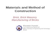 Lecture 2 brick,brick masonary and manufacturing of bricks