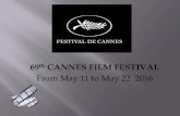 69th CANNES FILM FESTIVAL 2016