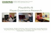 Playability & Player Experience Research