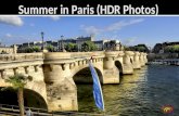 Summmer in Paris (Photos in HDR)