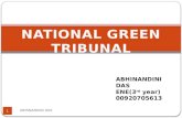 Ngt-National Green tribunal