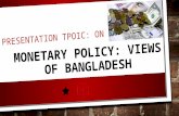 Monetary Policy & Bangladesh