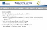 ETIP PV conference: 'Photovoltaics: centre-stage in the power system