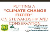 Putting a “Climate Change Filter” on Stewardship and Conservation