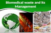 Biomedical waste and its management