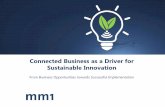 Connected Business as a Driver for Sustainable Innovation