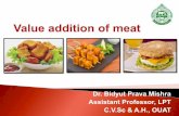 Value addition in meat