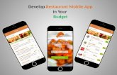 Develop Mobile App For Your Restaurant