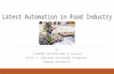 Latest automation  in food industry