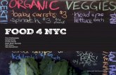 FOOD 4 NYC Project Proposal