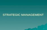 Evolution of the strategic management