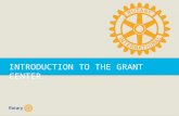 Introduction to the Grant Center Webinar