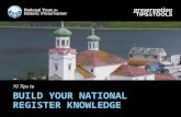 10 Tips to Build Your National Register Knbowledge