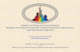 Insights on visionary strategic planning for Non Profit / Non Governmental Organizations & Government Agencies - Revised & expanded version - August 2015