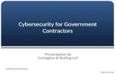 Robert Nichols: Cybersecurity for Government Contractors
