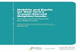 Mobility and Equity for New York's Transit-Starved Neighborhoods