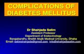 Acute Complication of DM by Dr Shahjada Selim