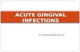 Acute gingival infections- Dr Harshavardhan Patwal