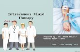 Iv fluid therapy (types, indications, doses calculation)