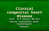 A good ppt on Clinical congenital heart disease for Post Graduate
