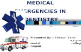 Medical emergencies in dentisry