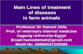 Main lines of treatmentin diseased animals proff. dr hamed attia
